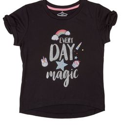 Peppermint Girls Typography Printed Ruffled Top-picture-34