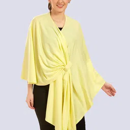 Mom For Sure by Ketki Dalal Women Yellow Kaftan Pure Cotton Top-image-57