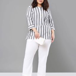 Sztori Women Plus Size Cotton Top-image-98