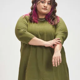SPIRIT ANIMAL Plus Size Relaxed Fit Lightweight Sports T-shirt-image-46