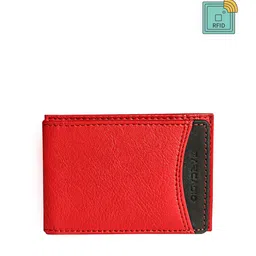 ARCADIO Men Red Leather Money Clip-image-2