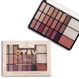 Adbeni Stay Simple Eyeshadow, Blusher & Highlighter Makeup Kit - 28 g - Shade 02-25