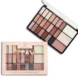 Adbeni Stay Simple Eyeshadow, Blusher & Highlighter Makeup Kit - 28 g - Shade 01-25