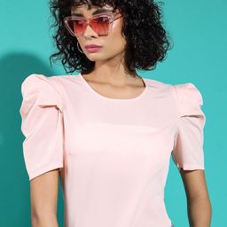 Tokyo Talkies Puff Sleeve Regular Top-image-20