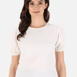 Trend Arrest Puff Sleeve Casual Top-image-97
