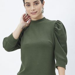 Kibo Puffed Sleeve Top-image-36