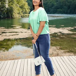 Sztori Plus Size Flared Sleeve Top-picture-50