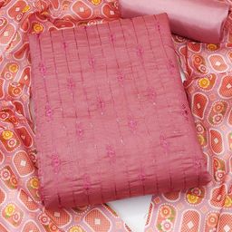 KALINI Embroidered Unstitched Dress Material-image-13