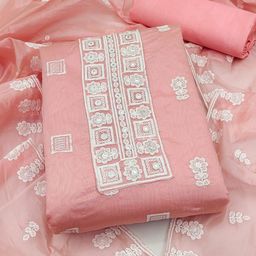 KALINI Embroidered Unstitched Dress Material-image-14