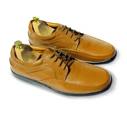 Wolvenmilano Men Leather Lace-Up Formal Derbys-image-7