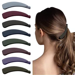 DN Creation Set of 12 Assorted Matte Banana Clips-75
