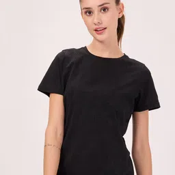 Bombay High Women Abstract Printed Round Neck T-shirt-image-58