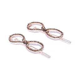 Kord Store Women Rose Gold Tic Tac Hair Clip-21