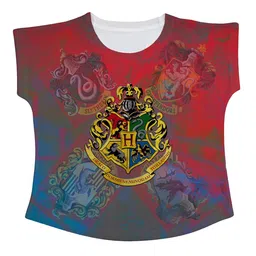 Harry Potter by Wear Your Mind Girls Multicoloured Print Top-image-15