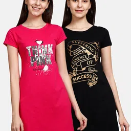 Fleximaa Multicoloured Print Top-image-77