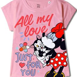 Wear Your Mind Girls Mickey Mouse Printed Top-image-87