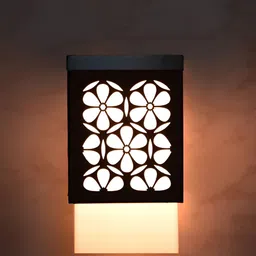 Gojeeva Black Wood Square Shaped Wall Lamp-picture-56