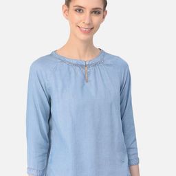 Woods Women Blue Top-image-96