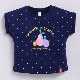 Ginie Girls Polka Dot Printed Extended Sleeves Top-picture-46