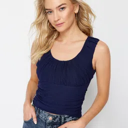 Trendyol Sleeveless Styled Back Top-image-36