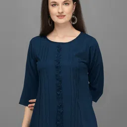 Prettify Women Navy Blue Top-picture-34
