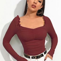 BAESD Sweetheart Neck Top-image-83