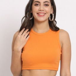 CHARMGAL Sleeveless Crop Fitted Top-image-72
