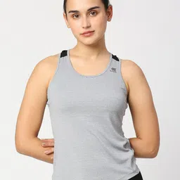 LAASA  SPORTS Round Neck Tank Top-image-53