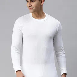 LUX PARKER Long Sleeves Sim-Fit Wool Thermal Top-image-78