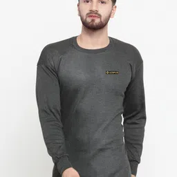 UZARUS Round-Neck Cotton Thermal Top-image-48