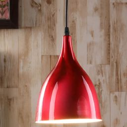 Areezo Red Contemporary Metal Ceiling Lamp-image-28
