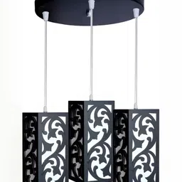 Areezo Black  Contemporary Wooden Ceiling Lamp-image-66