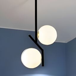 Areezo Black & White Spherical Ceiling Lamp-47