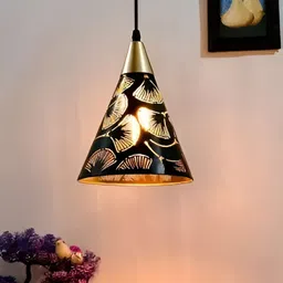 Areezo Black Contemporary Metal Ceiling Lamp-image-62