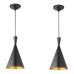 Areezo Black Contemporary Metal Ceiling Lamp-image-67