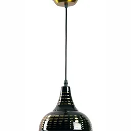 Areezo Black & Yellow Abstract Shaped Ceiling Lamp-picture-46
