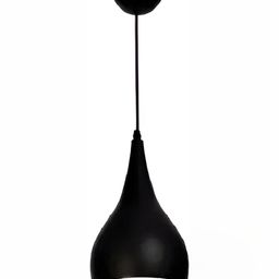 Areezo Black Bell Metal Ceiling Lamp-51