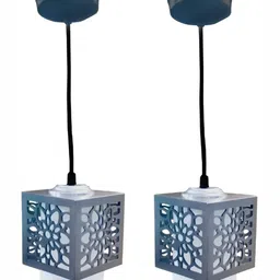 Areezo Black & White 2 Pcs Rectangle Ceiling Lamp-13