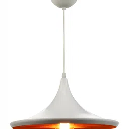 Areezo White Abstract Shaped Ceiling Lamp-2