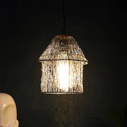 ELIANTE Gold Toned Iron Contemporary Ceiling Lamp-41