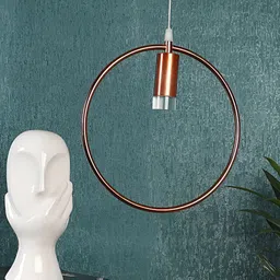 ELIANTE Gold Toned Iron Contemporary Ceiling Lamp-53