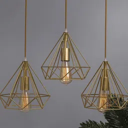 Homesake Gold-Toned Solid Handcrafted Cluster Lights-image-77