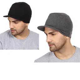 Gajraj Pack of 2 Cotton Visor Caps-image-53