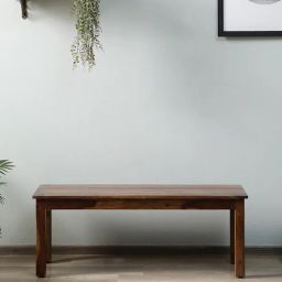 woodsworth from pepperfry Patron Sheesham Wood Bench In Provincial Teak Finish-picture-14
