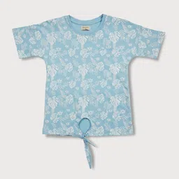 Gini and Jony Blue Girls Floral Print Top-picture-51