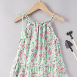 Ed-a-Mamma Girls Floral Printed Shoulder Strap Top-picture-41