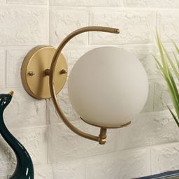 Areezo Gold-Toned Metal Wall Lamp-image-78