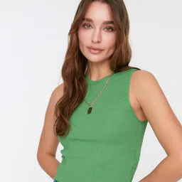 Trendyol Sleeveless Fitted Top-image-66
