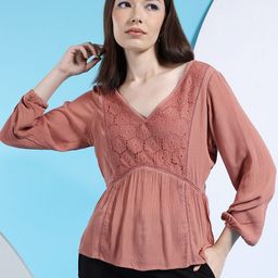 Freehand by The Indian Garage Co Self Design A-Line Top-52