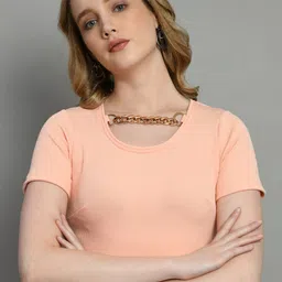 IUGA Ribbed Round Neck  Top-image-33